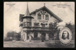 AK Oberammergau, Wohnhaus Des Christus-Darstellers Anton Lang, Passions-Spiel 1910  - Oberammergau