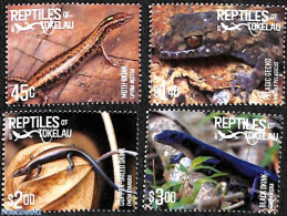 Tokelau Islands 2017 Reptiles Of Tokelau 4v, Mint NH, Reptiles - Tokelau