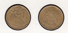 Afrique Du Sud 20 Cents En Tswana - AFERIKA BORWA 1997, KM# 162, - Sudáfrica