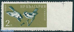 Bulgaria 1959 Birds 1v, Imperforated Right Side, Mint NH, Nature - Various - Birds - Errors, Misprints, Plate Flaws - Ungebraucht