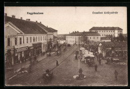 AK Nagykanizsa, Erzsébet Királyné-tér  - Hongrie