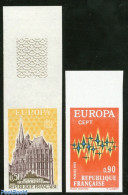 France 1972 Europa 2v, Imperforated, Mint NH, History - Europa (cept) - Nuovi