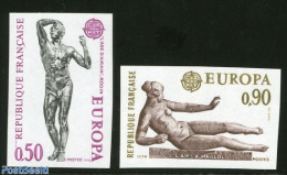 France 1974 Europa 2v, Imperforated, Mint NH, History - Europa (cept) - Nuovi