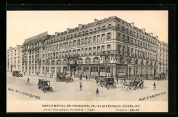 CPA Paris, Grand Hotel Du Pavillon, 36 Rue De L`Echiquier  - Pubs, Hotels, Restaurants