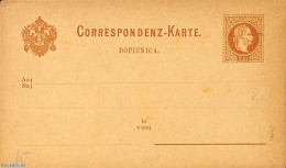 Austria 1876 Postcard 2kr (Slov.), With Large An, Unused Postal Stationary - Cartas & Documentos