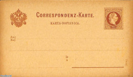 Austria 1876 Postcard 2kr (Illir.), Unused Postal Stationary - Storia Postale