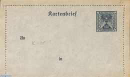 Austria 1922 Card Letter 600kr, Unused Postal Stationary - Brieven En Documenten