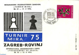 Yugoslavia 1975 Grandmasters Chess Tournament Of Peace, Postal History, Sport - Chess - Lettres & Documents