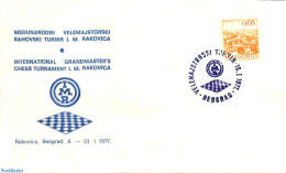 Yugoslavia 1977 Int. Grandmasters Chess Turnament I.M. Rakovica, Postal History, Sport - Chess - Covers & Documents