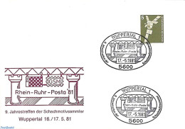 Germany, Federal Republic 1981 Schachmotivsammler, Wuppertal, Postal History - Covers & Documents