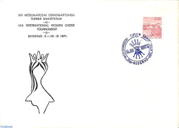 Yugoslavia 1977 13th Int. Women Chess Tournament, Postal History - Brieven En Documenten