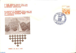 Yugoslavia 1977 Workers Team Championship, Postal History, Sport - Chess - Lettres & Documents