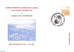 Yugoslavia 1979 Ekipno Prvenstvo Donji Milanovac, Postal History, Sport - Chess - Brieven En Documenten