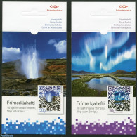 Iceland 2012 Europa, Visit Iceland 2 Booklets, Mint NH, History - Europa (cept) - Stamp Booklets - Nuevos
