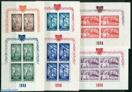 Romania 1951 Sports, 6 M/ss, Mint NH, Sport - Sport (other And Mixed) - Nuevos