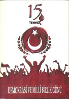 Türkiye 2017 Democracy & Solidarity Day, Special Folders With S/s, Set And Fdc, Mint NH, Art - Children Drawings - Altri & Non Classificati