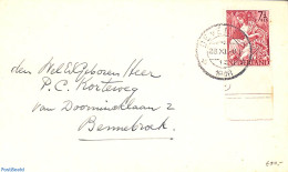Netherlands 1946 Card From Deventer To Bennebroek With 7.5c Stamp, Postal History - Covers & Documents
