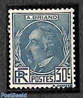 France 1933 30c, Stamp Out Of Set, Unused (hinged), History - Politicians - Unused Stamps