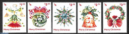 New Zealand 2017 Christmas 5v, Mint NH, Religion - Christmas - Unused Stamps