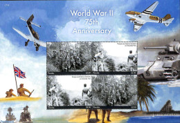 Tuvalu 2017 World War II, 75th Anniv. 4v M/s, Mint NH, History - World War II - WO2