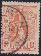 GREECE Cancellation ΛΙΜΝΗ Type V On Flying Hermes 3 L Orange  Vl. 181 - Usados