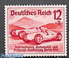 Germany, Empire 1939 12+8pf, Stamp Out Of Set, Mint NH, Transport - Automobiles - Unused Stamps