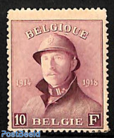 Belgium 1919 10Fr, Stamp Out Of Set, Unused (hinged) - Ungebraucht