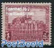 Belgium 1930 1Fr, Stamp Out Of Set, Mint NH, Art - Castles & Fortifications - Nuovi