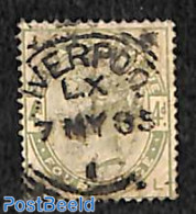 Great Britain 1883 4d, Postmark Liverpool 7 My 85, Used Stamps - Gebruikt