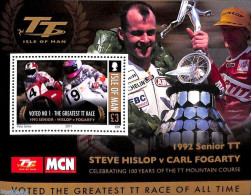 Isle Of Man 2011 Voted No 1, The Greatest TT Race S/s, Mint NH, Transport - Motorcycles - Motorräder