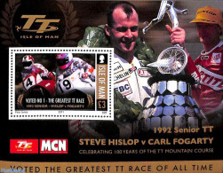 Isle Of Man 2011 Voted No 1, The Greatest TT Race S/s, Mint NH, Transport - Motorcycles - Motorfietsen