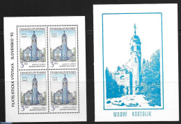 Czechoslovkia 1991 St. Elisabeth Churches, 3 Kc., Mint NH, Religion - Churches, Temples, Mosques, Synagogues - Philately - Autres & Non Classés