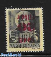 Hungary 1945 Inverted Overprint 20f On 18f, Mint NH - Unused Stamps