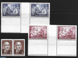 Hungary 1952 60f, 2Ft. With Empty Field, Mint NH, History - Politicians - Unused Stamps
