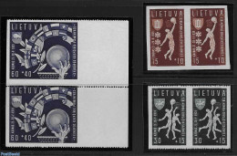 Lithuania 1939 European Basketball Games, Mint NH, Sport - Various - Sport (other And Mixed) - Errors, Misprints, Plat.. - Fouten Op Zegels