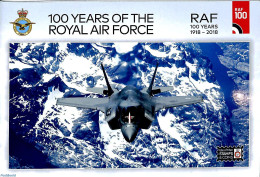 Isle Of Man 2018 Royal Airforce Booklet, Mint NH, Transport - Stamp Booklets - Helicopters - Aircraft & Aviation - Zonder Classificatie
