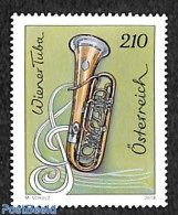 Austria 2018 Wiener Tuba 1v, Mint NH, Performance Art - Music - Musical Instruments - Unused Stamps