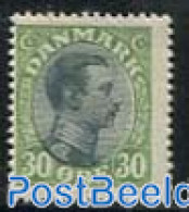 Denmark 1918 30ore, Stamp Out Of Set, Unused (hinged) - Nuevos