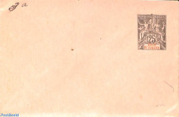 Ivory Coast 1892 Envelope 25c, 116x76mm, Unused Postal Stationary - Storia Postale