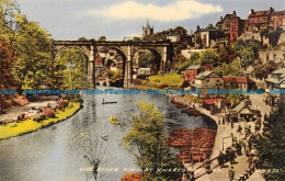 R114357 The River Nidd At Knaresborough. Valentine. Collocolour - Welt