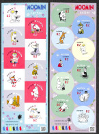 Japan 2018 Moomins 20v S-a, Mint NH, Art - Comics (except Disney) - Unused Stamps