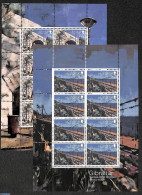 Gibraltar 2018 Europ, Bridges 2 M/s, Mint NH, History - Europa (cept) - Art - Bridges And Tunnels - Ponti