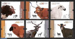 Portugal 2018 Farm Animals, Local Races 6v, Mint NH, Nature - Cattle - Unused Stamps