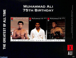 Gambia 2017 Muhammad Ali 3v M/s, Mint NH, Sport - Boxing - Boxe