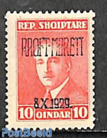 Albania 1929 10q, Stamp Out Of Set, Unused (hinged) - Albania