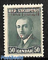 Albania 1929 50q, Stamp Out Of Set, Unused (hinged) - Albanie