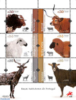 Portugal 2018 Autochtone Races 6v M/s, Mint NH, Nature - Cattle - Nuevos