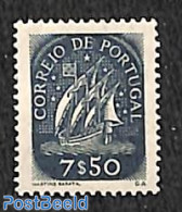 Portugal 1948 7.50E,  Stamp Out Of Set, Mint NH, Ships And Boats - Nuovi