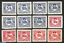 Slovakia 1939 Postage Due 12v, Unused (hinged) - Otros & Sin Clasificación