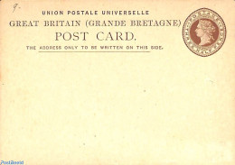 Great Britain 1879 Postcard 1.5d, Unused Postal Stationary - Andere & Zonder Classificatie